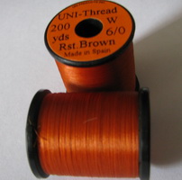 ��������� ���� UNI THREAD 6/0 rusty brown 200 yds 